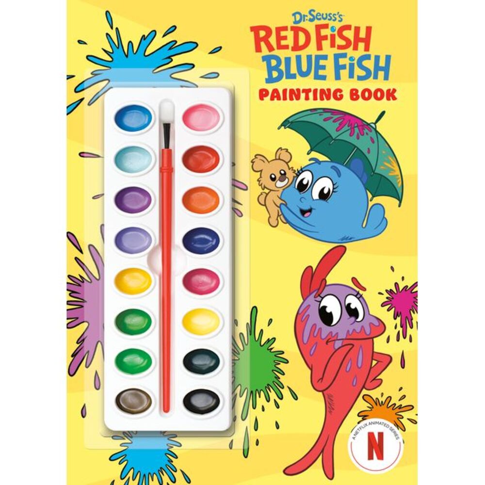 Dr. Seuss's Red Fish, Blue Fish Painting Book -- Random House